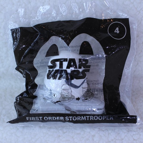McDonald's Other - DISNEY STAR WARS #4 FIRST ORDER STORMTROOPER JEDI‎ DISC LAUNCHER - NIP